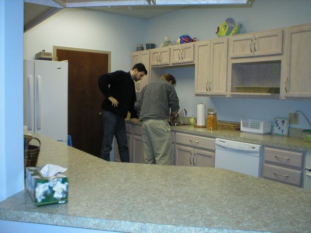 boys in the kitchen